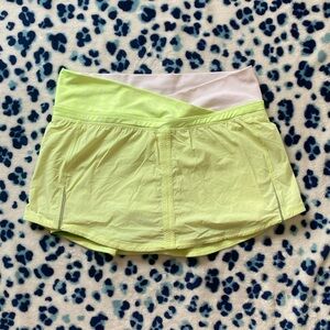 LULULEMON green/yellow tennis skort 🎾